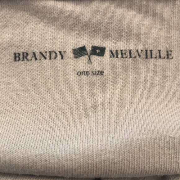 Brandy Melville strapless crop top - Picture 3 of 3